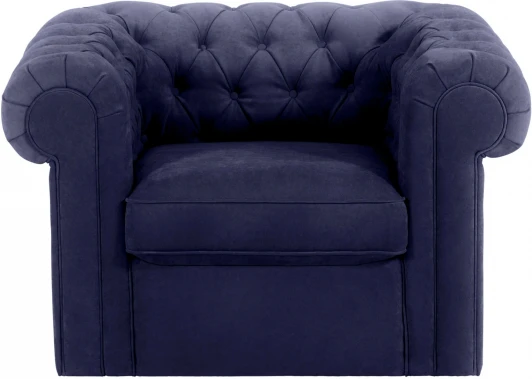 339867 Кресло Chesterfield ОГОГО (арт.339867), (Ткань/Синий)