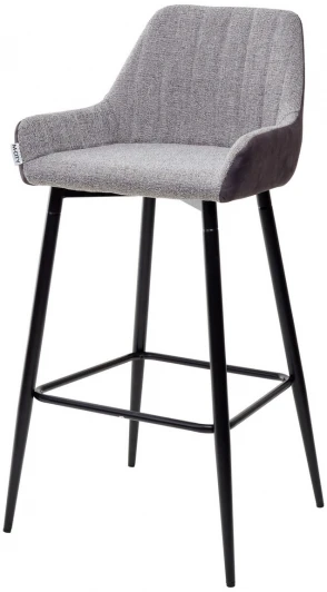 UDC8131FC09MF03 Барный стул M-City PUNCH антрацитовый меланж FC-09/ MF-03