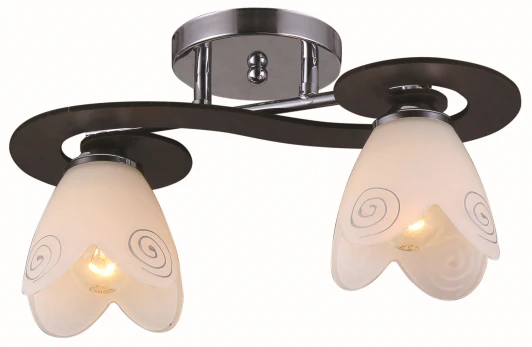 11471/2 CHROME, WENGE Потолочная люстра Natali Kovaltseva 11471 11471/2 CHROME, WENGE