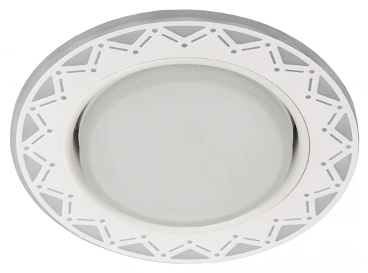 DK LD27 WH/WH Встраиваемый точечный светильник Эра DK LD27 WH/WH (220V, круглые)