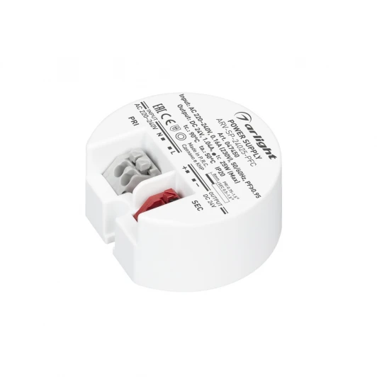 047450 Блок питания ARV-SP-24025-PFC (24V, 1A, 25W) (Arlight, IP20 Пластик, 5 лет) 047450
