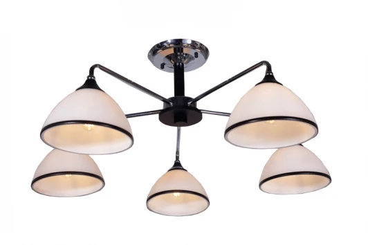 MD.0853-5-S CH+BK Потолочная люстра Imex MD.0853-5-S CH+BK