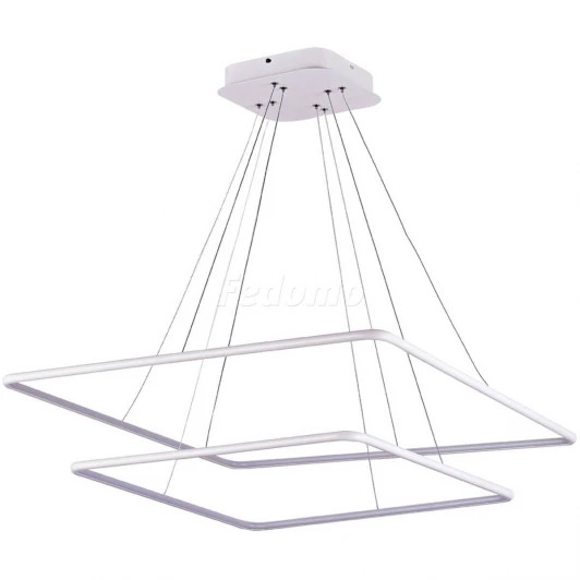 S111024/2SQ 105W White In Люстра подвесная светодиодная Donolux, 2 плафона, 105W, белый