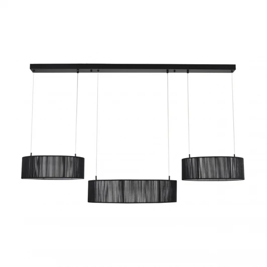 8371/70L Подвесной светильник Lumion Kava 8371/70L черный, металл/текстиль/силикон LED 70W 3000/4000/6000K 220V
