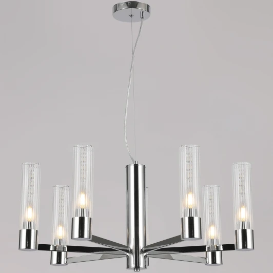 IL0313-7P-79 CR Подвесная люстра ILLUMICO IL0313-7P-79 CR (220V, на тросе)