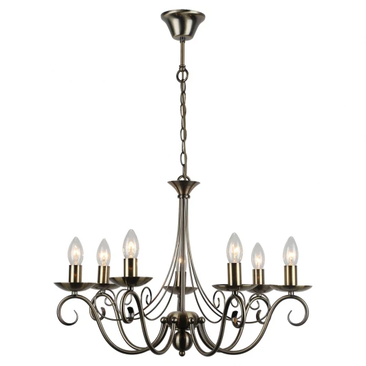 LSP-9942 Подвесная люстра Lussole Lgo Roosevelt LSP-9942 (220V, на цепи, подсвечник, свеча, IP21)