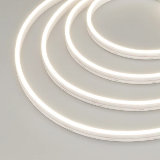 041034 Светодиодная лента герметичная МУНLIGHT-SIDE-A120-06x12mm 24V Day4000 (9.6 W/m, IP65, 5m, wire x2) (Arlight, Силикон) 041034