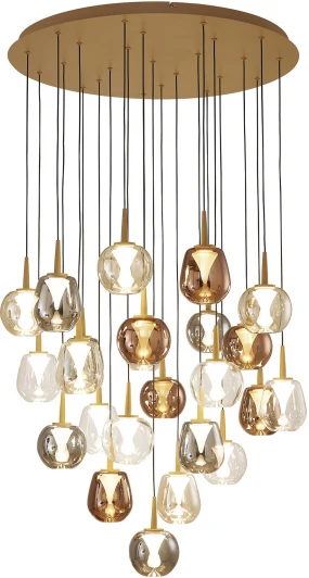 8937+24PL Подвесной светодиодный светильник каскадный Mantra Andromeda 8937+24PL