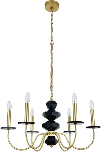 3876/С brass Подвесная люстра Newport 3870 3876/С brass (220V, на цепи, свеча)