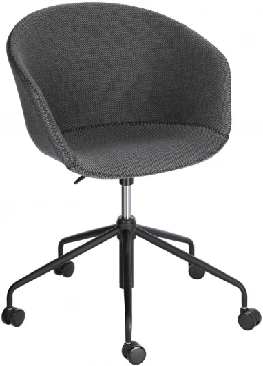 095783 Обеденный стул La Forma (ex Julia Grup) Yvette (Серый/ Сталь,Пена,Металл,Пенополиуретан)