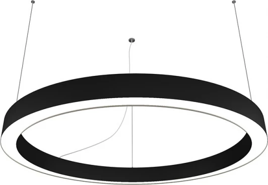 DL1000S90WW Black Подвесной светильник Donolux Aura DL1000S90WW Black (LED, 220V, на тросе, кольцо)