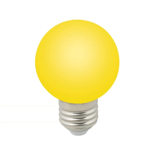 LED-G60-3W/YELLOW/E27/FR/С Лампочка светодиодная шар желтая E27 3W Volpe LED-G60-3W/YELLOW/E27/FR/С