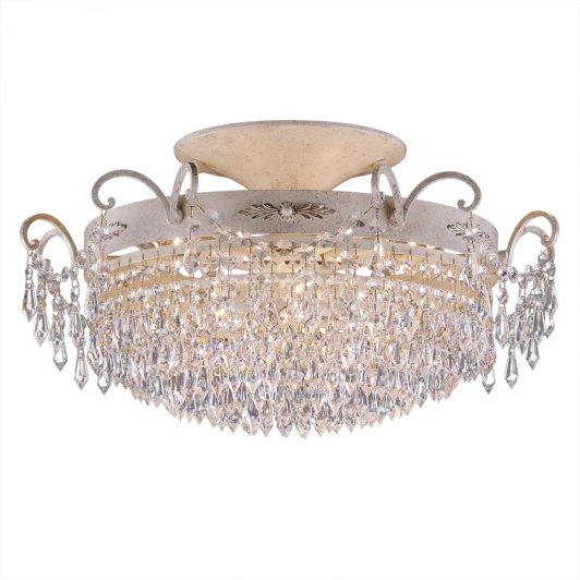 305/6 белый с золотом Потолочная люстра Bogate's Empress 305/6 Strotskis