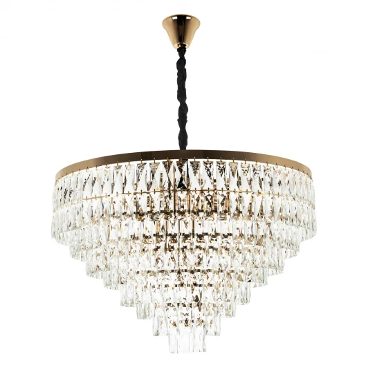 ML.844.18 GD Подвесная люстра хрустальная Modelux MODELUX ML.844.18 GD