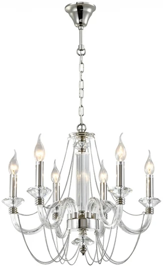 12706/C Подвесная люстра Newport 12700 12706/C (220V, на цепи, подсвечник, свеча)