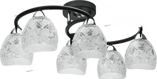 381/6PF-Blackchrome IDLamp 381 381/6PF-Blackchrome