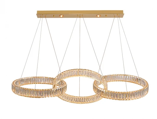 8243N/S gold Подвесной светодиодный светильник кольцо Newport 8240 8243N/S gold (220V, на тросе, кольцо)