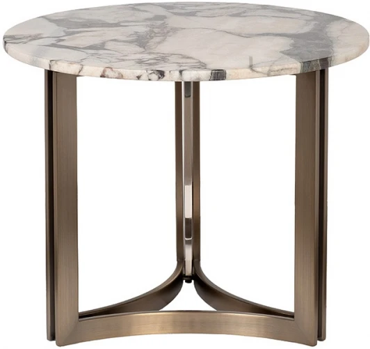 58DB-07036 Стол журнальный d60*50см Garda Decor арт.58DB-07036