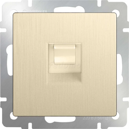 WL10-RJ-45 Розетка встраиваемая Ethernet RJ-45 Werkel, шампань