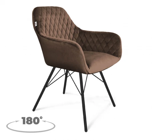 5187024702 Стул Sheffilton SHT-ST38/S370-VP кофейный ликер/черный муар 5187024702