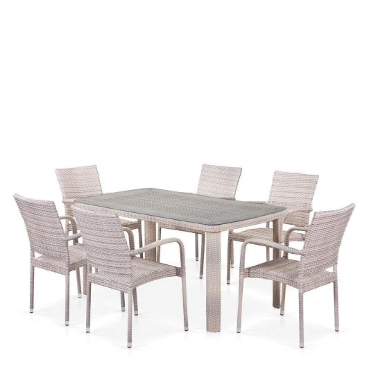 T51A/Y376-W85-150x85 6Pcs Latte Комплект плетеной мебели Бэлла 6 150x85