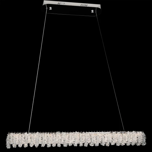 08058-0.4-72W CR Подвесная люстра светодиодная с регулировкой цветовой температуры Reluce 08058-0.4-72W CR (220V, хрусталь, на тросе)