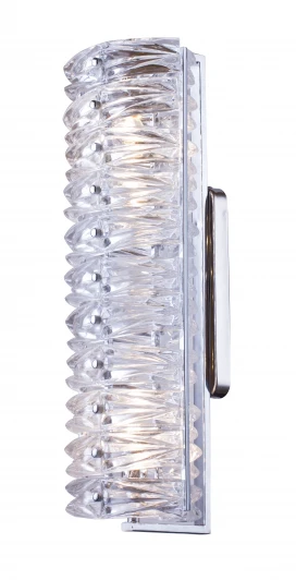 Rumba W1053.2 chrome Хрустальный настенный линейный светильник W1053.2 Lucia Tucci Rumba chrome