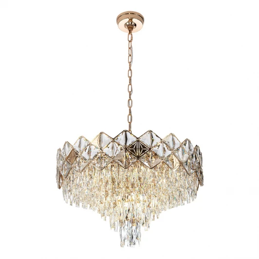 ML.7555.17 GD Подвесная люстра хрустальная Modelux MODELUX ML.7555.17 GD