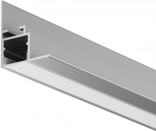 632014 Алюминиевый профиль световая линия встраиваемый под гипсокартон скрытого монтажа 26x30 серебро, 2 м, ALM-2630-S-2M Maytoni 632014