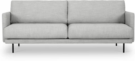 727533 Диван Ricadi трехместный ОГОГО (арт.727533), (Ткань,Рогожка/Светло-серый)