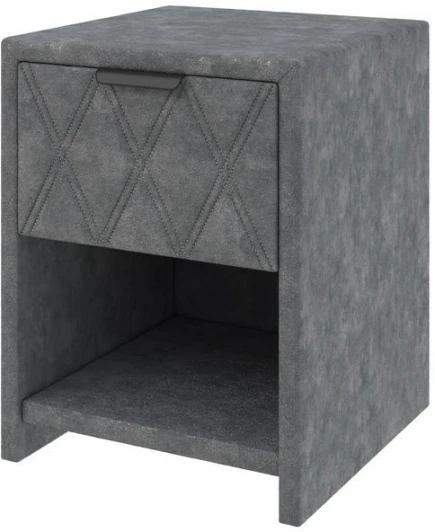 2028047 PROxSON Тумба Side (Ткань: Велюр Gratta 4 Серый космос) 44x45