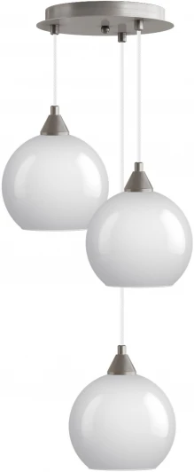 PND.101.03.01.002.NI-S.13.WH Подвесной светильник 33 ИДЕИ PND.101.03.01.002.NI-S.13.WH (220V, на проводе, шарики, круглые)
