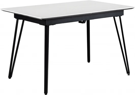 4103364h Стол R-Home Диего раздвижной 140-180 Светлый мрамор/Бабочка