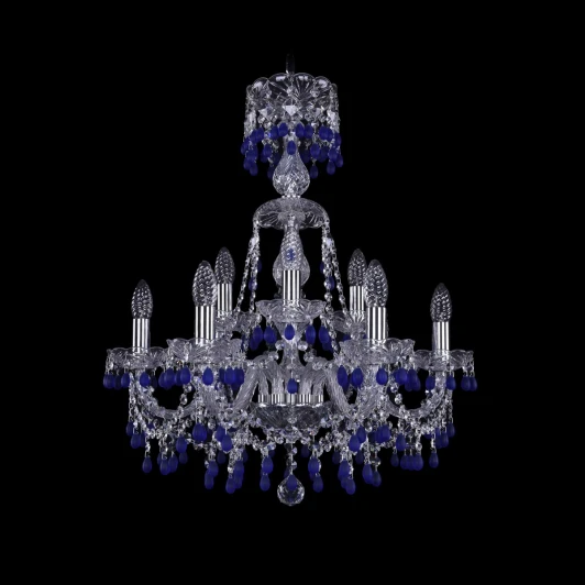 1410/6+3/195/XL-66 Ni V3001 Подвесная люстра Bohemia 1410 1410/6+3/195/XL-66/Ni/V3001