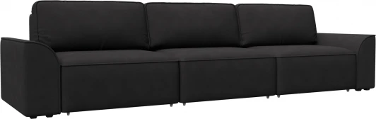 128261 Диван прямой Лига-048 НПБ Лонг Лига Диванов (Замша) арт.128261