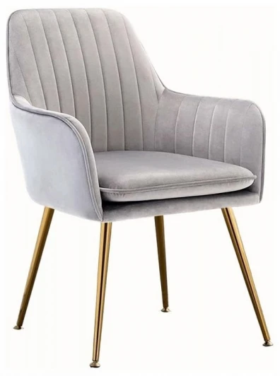 HSBI_Y607_grey_2 Набор из 2 стульев Tranquil Synchrony Hesby (Металл/Велюр) арт.HSBI_Y607_grey_2