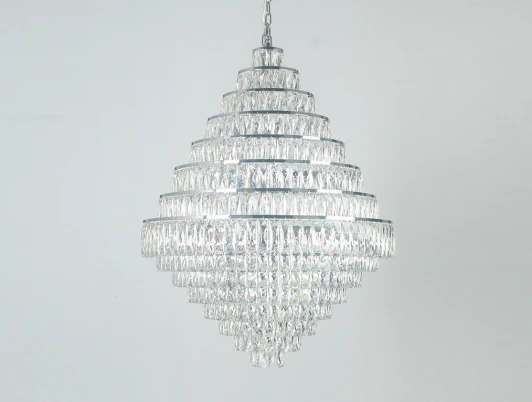 10125+28/C Подвесная люстра хрустальная Newport 10120 10125+28/C (220V, на цепи)