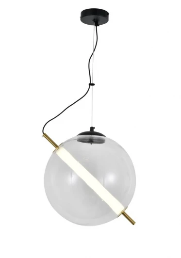 AM497 D300 Transparent color Подвесной светильник AM Group AM497 D300 Transparent color (220V, на тросе, шар)