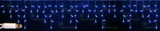 RL-i3*0.5-CT/B Гирлянда светодиодная Бахрома синяя 220B, 112 LED, провод прозрачный, IP65 RL-i3*0.5-CT/B Rich LED