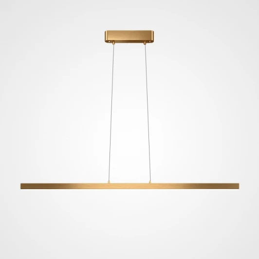 Helken01 Подвесной линейный светодиодный светильник Helken L115 Brass ImperiumLoft Helken01