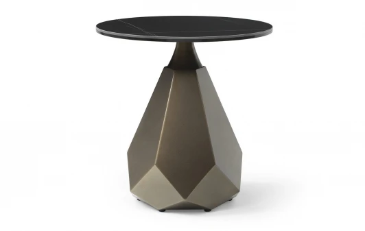 ET9509CI(D50)black ceram Стол журнальный CT9509CI (D50) черная керамика ESF 5876