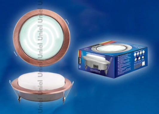 GX70/H5 ANTIQUE COPPER Встраиваемый точечный светильник Uniel GX70/H5 ANTIQUE COPPER