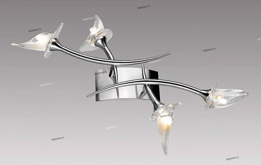 BХ-0653/4 satin chrome Бра N-Light BХ-0653 BХ-0653/4 satin chrome