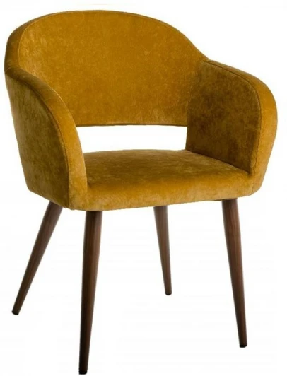 4101180h_ЖёлтТОрех Кресло Oscar Жёлт/Тёмный Орех R-Home арт.4101180h_ЖёлтТОрех