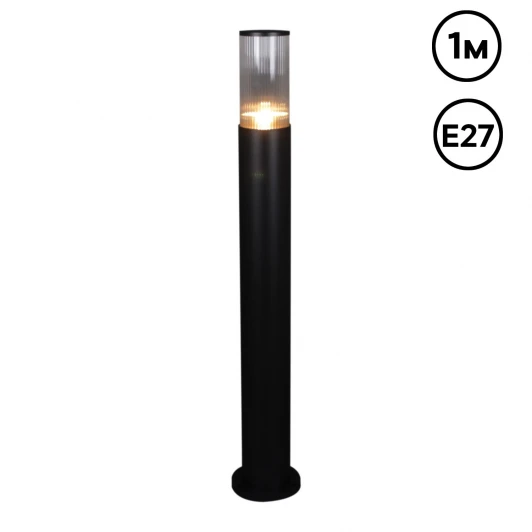 09982-0.7-001JH 1.0M E27 BK RLOS Наземный светильник Reluce 09982-0.7-001JH 1.0M E27 BK RLOS