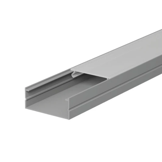 WAP-S-16/7/2000-A-LITE Профиль алюминиевый накладной серый 16х7х2000мм толщина 0,3мм Wolta WAP WAP-S-16/7/2000-A-LITE