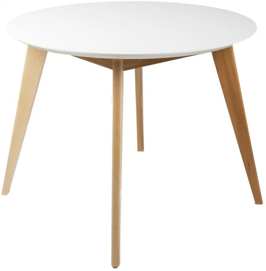 40033008h_бел Стол R-Home Лунд круглый д.960 Белый