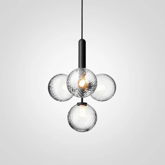 Raffin01 Подвесной светильник Raffin 4 Transparent Imperiumloft Raffin01 (177908-26) (220V, на проводе, шарики)