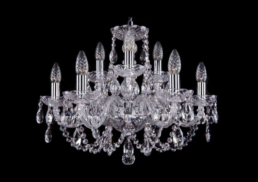 1406/6+3/195/Ni Подвесная люстра Bohemia 1406 1406/6+3/195/Ni