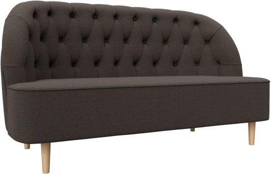 126026 Кушетка Амиса (Коричневый/Рогожка) Лига Диванов арт.126026